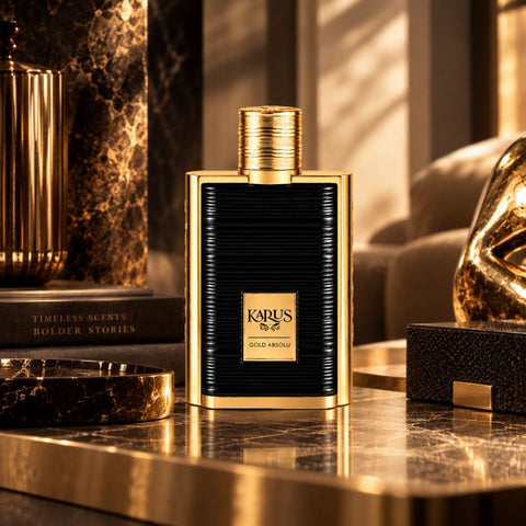 Karus Gold Absolu Eau de Parfum Spray 100ml (3.4 oz) by Khadlaj