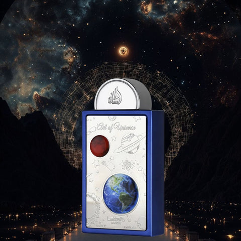Art of Universe Eau de Parfum Spray 100ml (3.4oz) by Lattafa (Velvet Pouch)