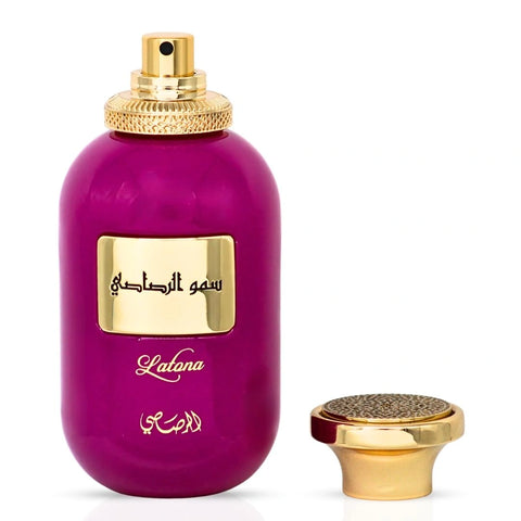 Somow Al Rasasi Latona Eau de Parfum Spray 100ml (3.4 oz) by Rasasi | Luxurious Fruity Floral Fragrance with Lasting Depth - Intense Oud