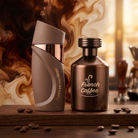 Affogato al Caffè by Paris Corner & French Coffee Perfume By Al-Rehab Eau de Parfum Sprays 100ml (3.4 oz) (Bundle)
