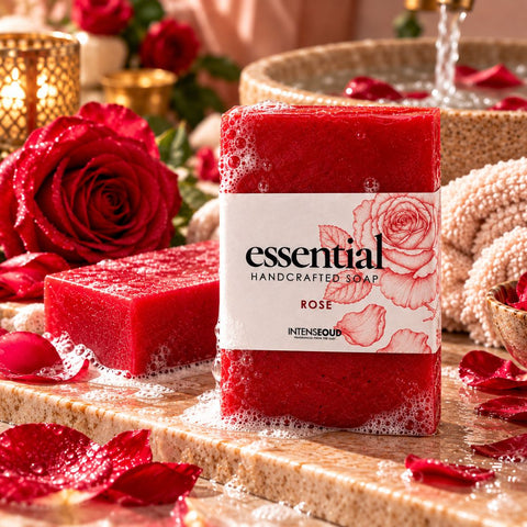 Rose Handmade Soap 150 gms by Intense Oud