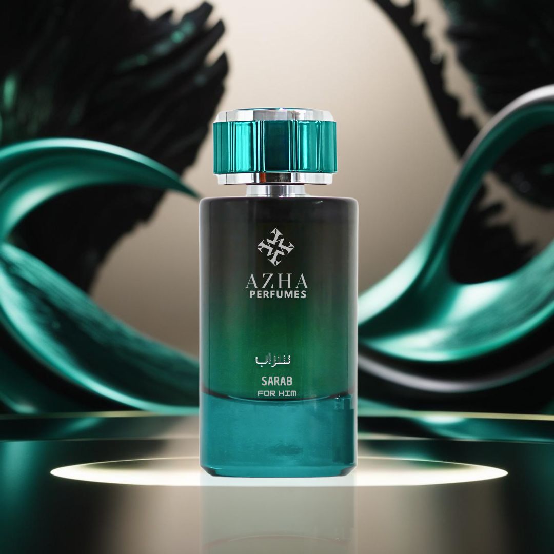 Sarab For Him Eau De Parfum Spray 100ML (3.4 OZ) by Azha | A Fusion of Floral & Woody Notes, Crowned with the Richness of Ambergris. - Intense Oud