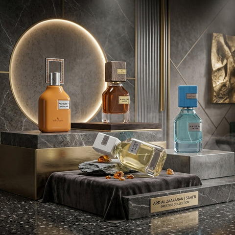 Saheb, Intense, Emotions & Sahebat Al Jamal Eau de Parfum Sprays by Ard Al Zaafaran (Bundle)