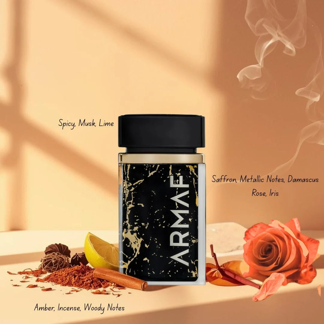 Ombre D’or Eau de Parfum Spray 75ml (2.5oz) by Armaf | A Lingering Aura of Quiet Luxury & Timeless Charm - Intense Oud