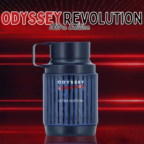 Odyssey Revolution Ultra Edition Eau de Parfum Spray 100ml (3.4 oz) by Armaf | Black Currant’s Edge, Praline’s Decadence, Patchouli’s Intrigue - Intense Oud