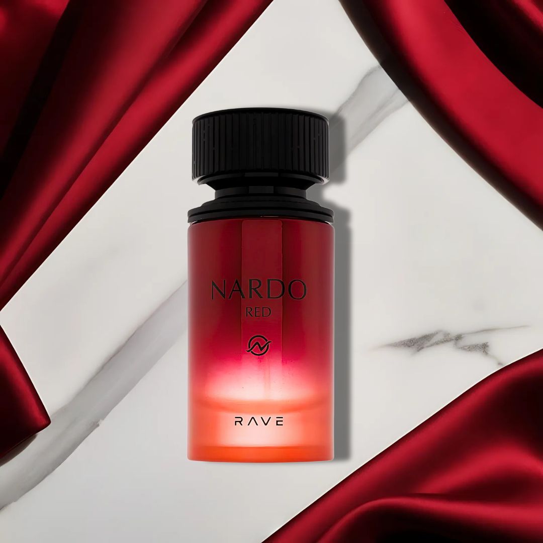 Nardo Red Eau De Parfum Spray 100 ML (3.4 OZ) by RAVE | A Versatile Blend of Aromatic Freshness, Floral Elegance & Woody Warmth.