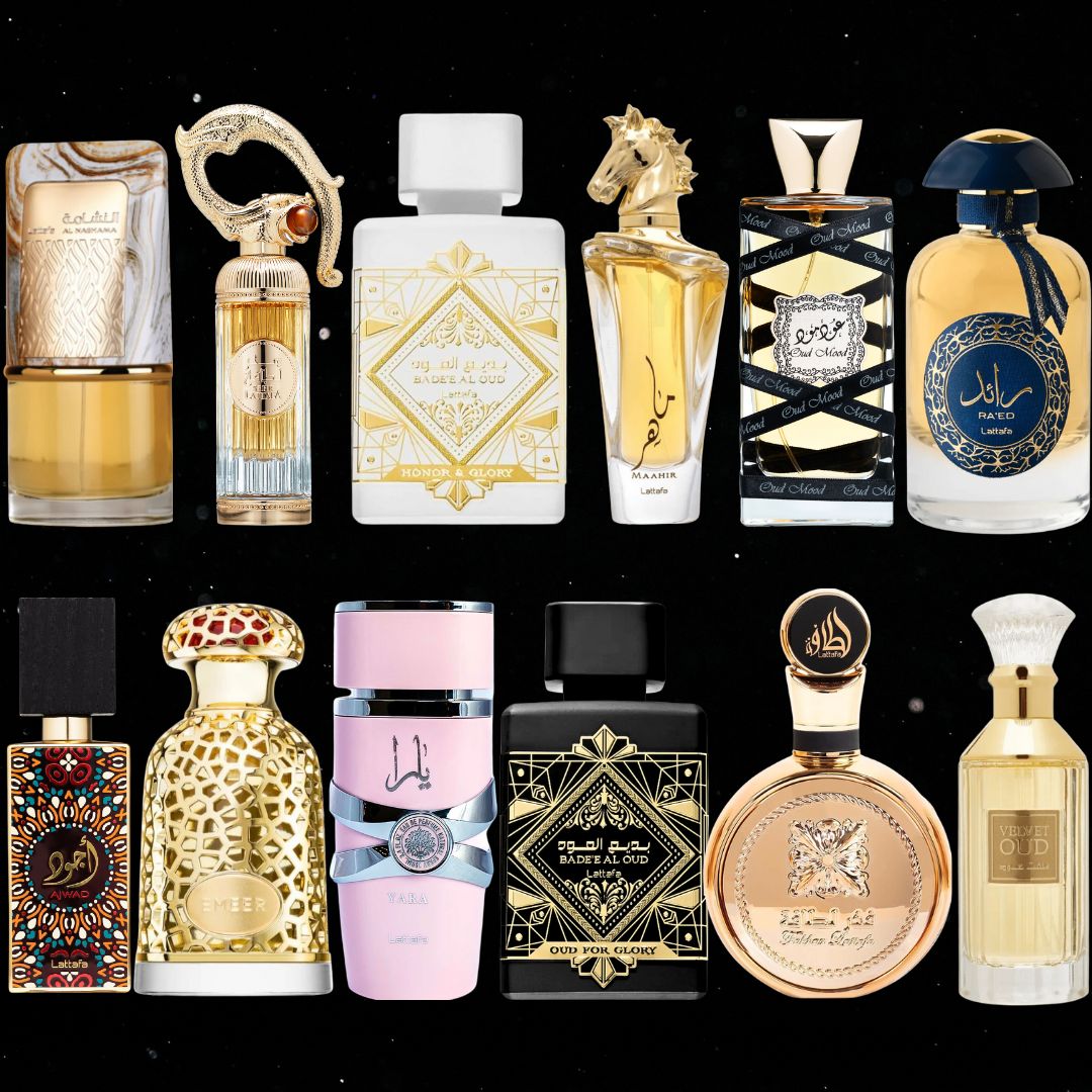 LATTAFA PREMIUM COLLECTION - 100ML (3.4 OZ) Eau De Parfum Sprays By Lattafa | Long Lasting, Exquisite, Exotic Scents. (PACK OF 12) - Intense Oud
