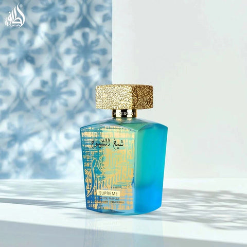 Sheikh Al Shuyukh Supreme Eau de Parfum Spray 100ml (3.4 oz) by Lattafa - Intense Oud