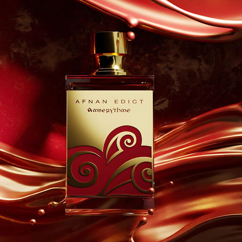 Edict Amberythme Eau De Parfum Spray 80ML (2.7 OZ) By Afnan | A Luxurious Blend Of Amber, Saffron & Sandalwood, Offering A Warm, Spicy & Floral Richness. - Intense Oud