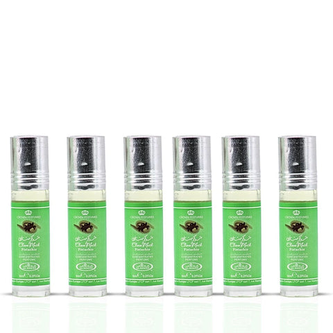 Choco Musk Pistachio Perfume Oil CPO 6ML (0.2 OZ) by Al Rehab | A Nutty Temptation Too Good to Resist (Box of 6) - Intense Oud