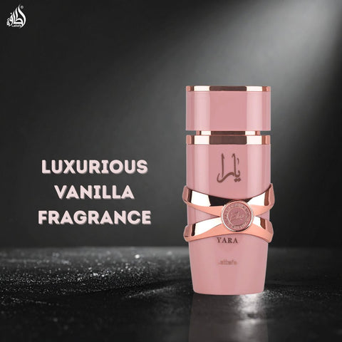 Yara Elixir Eau De Parfum Spray 100ml (3.4 oz) by Lattafa (Auction) (Velvet Pouch)