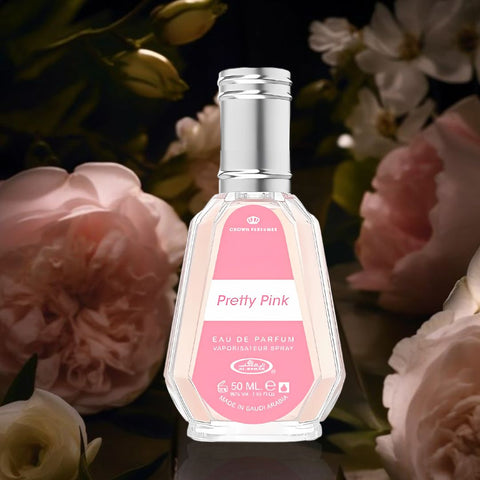 Pretty Pink Eau De Parfum Spray 50ML (1.7 OZ) By Al Rehab | A Delicate Blend Of Soft Florals & Warm Musk, Perfect For Those Who Appreciate A Fresh, Feminine Fragrance. - Intense Oud