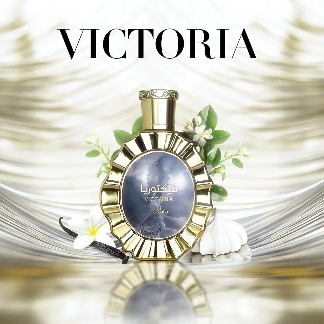 Victoria Eau de Parfum Spray 100ML (3.4 OZ) By Lattafa | A Playful Fusion Of Zesty Lemon, Soft Neroli & Vanilla For A Sweet Aroma. - Intense Oud