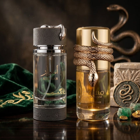 Aswaar by Riiffs & Musamam White Intense by Lattafa Eau de Parfum Sprays 100ml (3.4 oz) (Bundle)