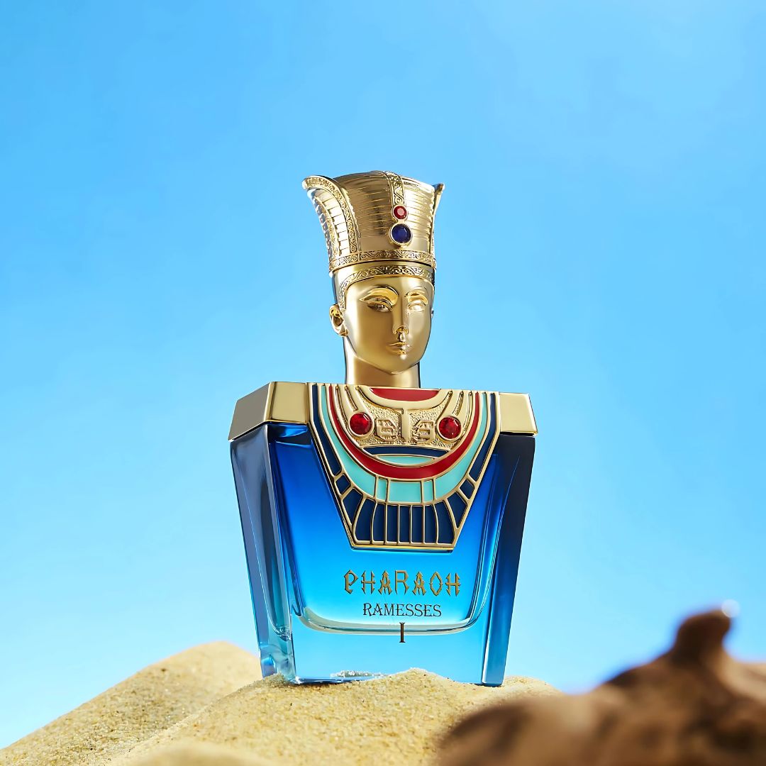 Pharaoh Ramesses I Eau De Parfum Spray 100ML (3.4 OZ) By BHARARA | A Bold & Daring Blend Of Rum, Fiery Spices, & Rich Woods With A Touch Of Sweet Caramel & Vanilla. - Intense Oud