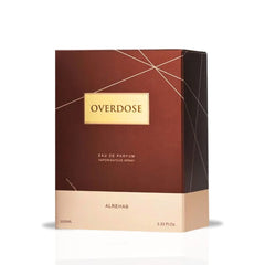 Overdose Eau De Parfum Spray 100ML (3.4 OZ) By Al Rehab | Sweet, Spicy, Rich, Luxurious Fragrance. - Intense Oud