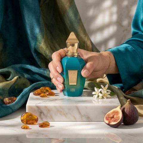 Xerjoff Erba Pura Eau de Parfum spray bottle, 50ml, with elegant packaging and clear fragrance branding visible.