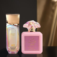 Pink Blush Shams Al Emarat Khususi by Ard Al Zaafaran & Nexa Musee Pour Femme by Rue Broca - Eau De Parfum Sprays 100ML | A Bundle of Sweet, Floral Elegance with a Warm, Sensual Finish. (Bundle) - Intense Oud