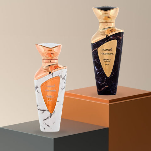 Legacy Merneith & Legacy Hatshepsut - EDP Sprays 100ML (3.4 OZ) By Hamidi | Long Lasting Fragrances. (PREMIUM BUNDLE) - Intense Oud