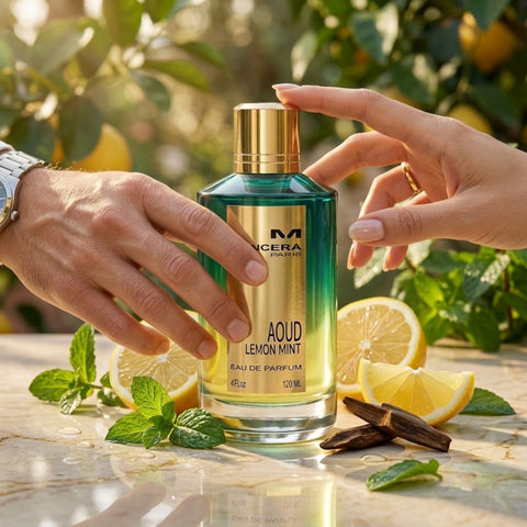 Aoud Lemon Mint Eau de Parfum Spray 120ml (4.0 oz) by Mancera