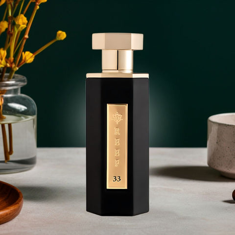 Reef 33 - EDP Spray 100ML (3.38 OZ) By Reef Perfumes | Long Lasting & Luxurious Fragrance. - Intense Oud