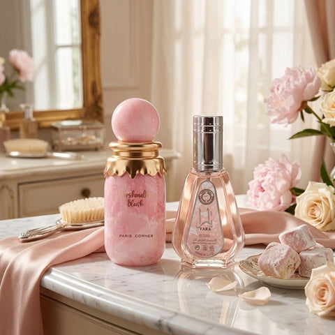 Yara by Ard Al Zaafaran & Marshmallow Blush by Paris Corner Eau de Parfum Sprays 50ml (1.7 oz)