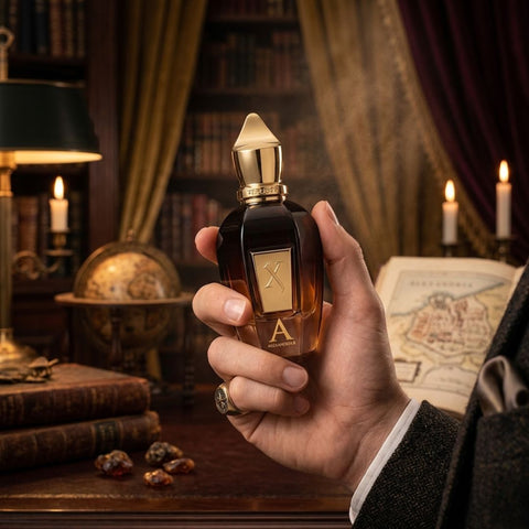 Xerjoff Alexandria II Parfum Spray 50ml bottle with elegant packaging and floral design, showcasing luxury fragrance branding.