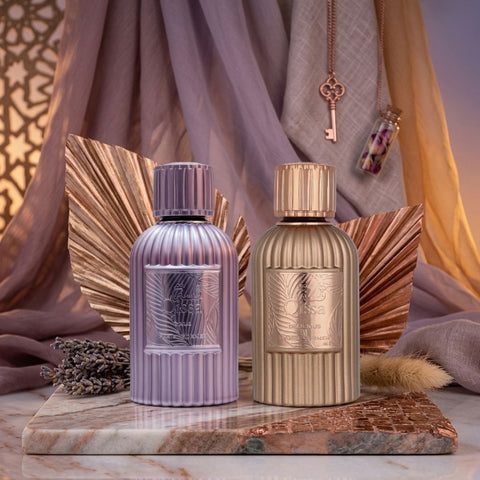 Qissa Gala & Qissa Delicious Eau de Parfum Sprays 100ml (3.4 oz) by Paris Corner (Bundle)