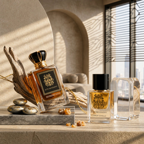 Autobiography Citrone Vanille & Autobiography Supreme Gold Eau de Parfum Spray 65ml (2.2 oz) by Paris Corner (Bundle)