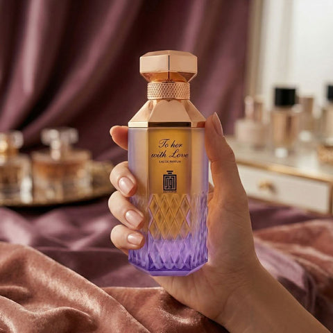 AUCTION To Her With Love Eau De Parfum Spray 100ml (3.4 oz) by Aura by Aura (Velvet Pouch)