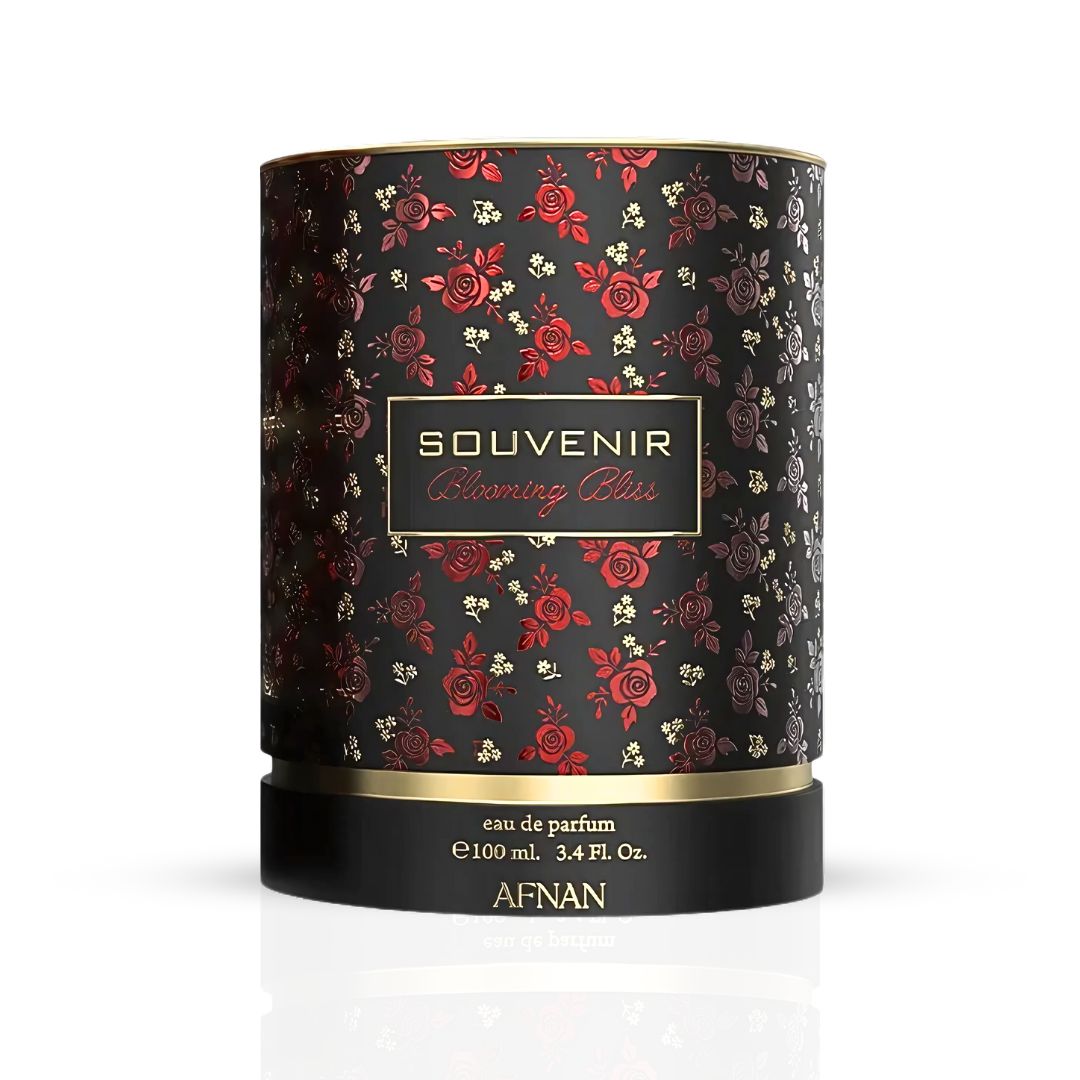 Souvenir Blooming Bliss Eau De Parfum Spray 100ML (3.4 OZ) By Afnan | A Sweet Blend Of Vanilla, Coconut & Caramel, Offering A Gourmand Escape With A Creamy Finish. - Intense Oud
