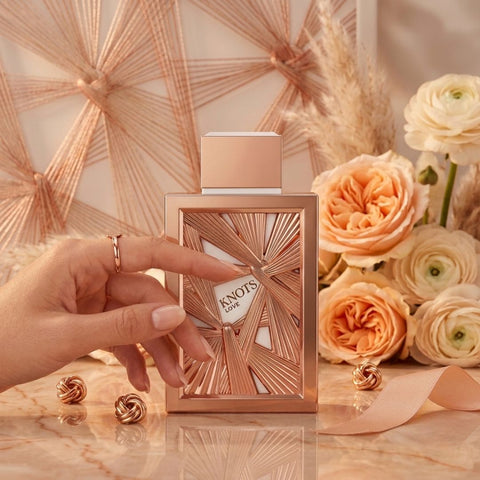 Knots Love Eau de Parfum Spray 100ml (3.4 oz) by Aura by Aura (Velvet Pouch)
