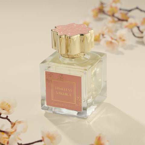 Timeless Sakura Eau de Parfum Spray 65ml (2.2 oz) by Flower Scents (Velvet Pouch) (Auction)
