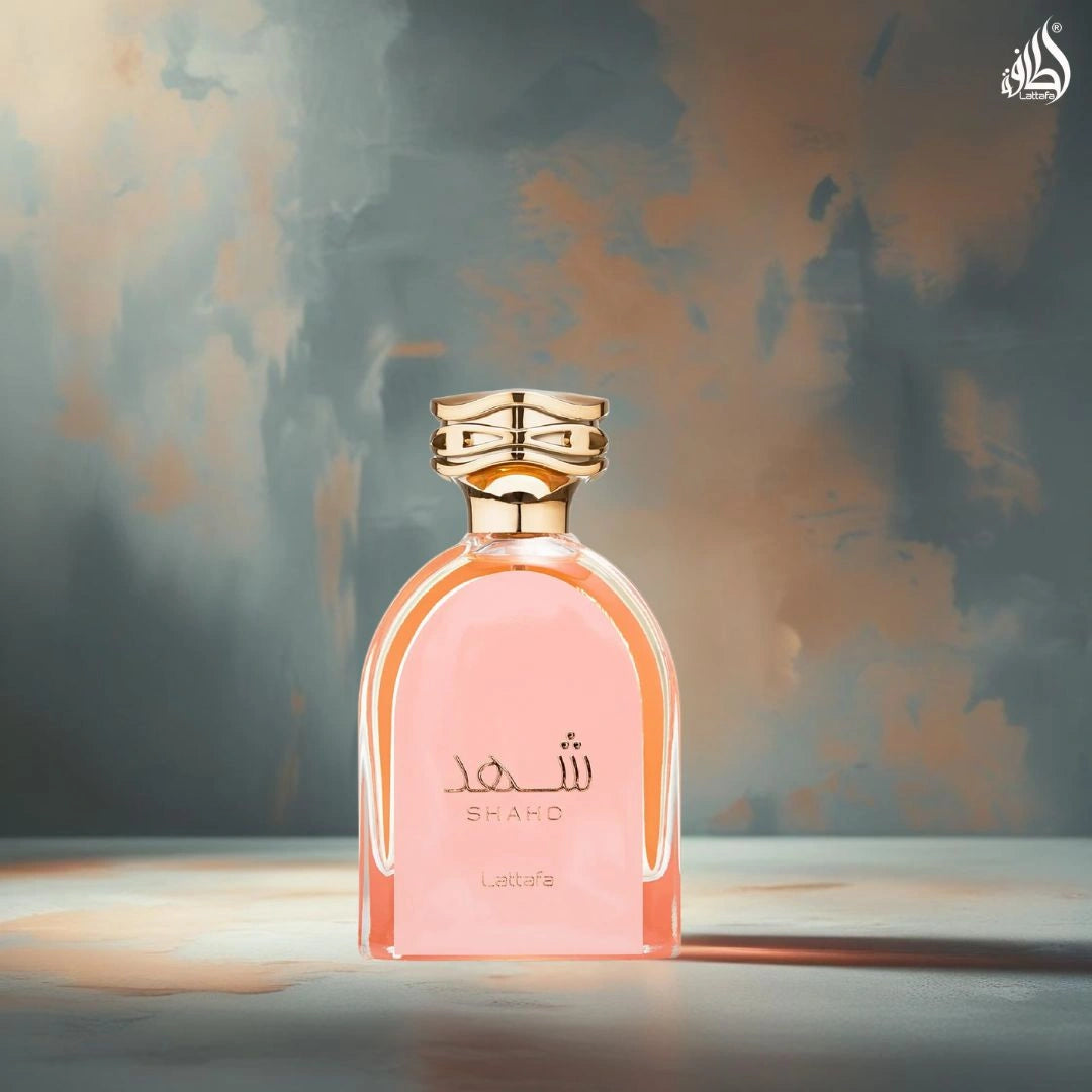 Shahd Eau de Parfum Spray 100ml (3.4 oz) & All Over Spray 150ml (5.07 oz) by Lattafa | Warm, Sweet, Unforgettable (Bundle) - Intense Oud