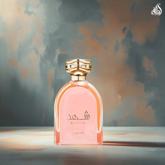 Shahd Eau de Parfum Spray 100ml (3.4 oz) & All Over Spray 150ml (5.07 oz) by Lattafa | Warm, Sweet, Unforgettable (Bundle) - Intense Oud