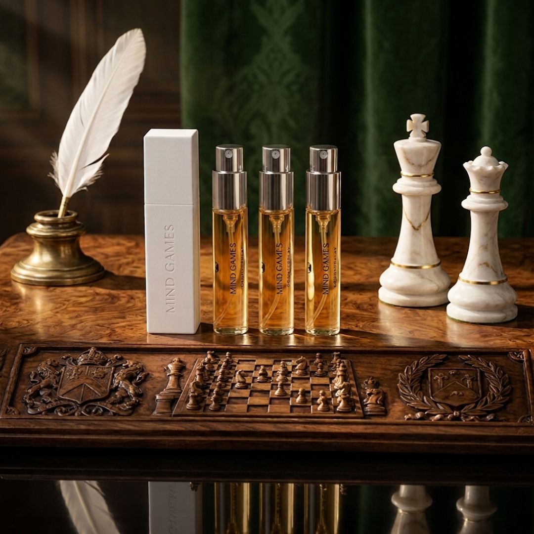Counterplay Travel Trio by Mind Games, set of three 7.5ml bottles, featuring colorful labels and compact travel-sized containers.