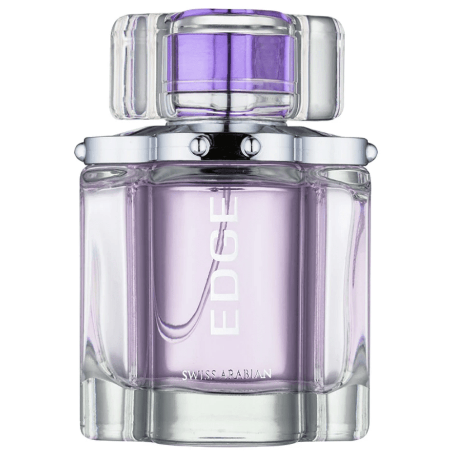 Swiss Arabian Edge for Women EDP 100ml, signature floral and woody fragrance bottle with elegant design.