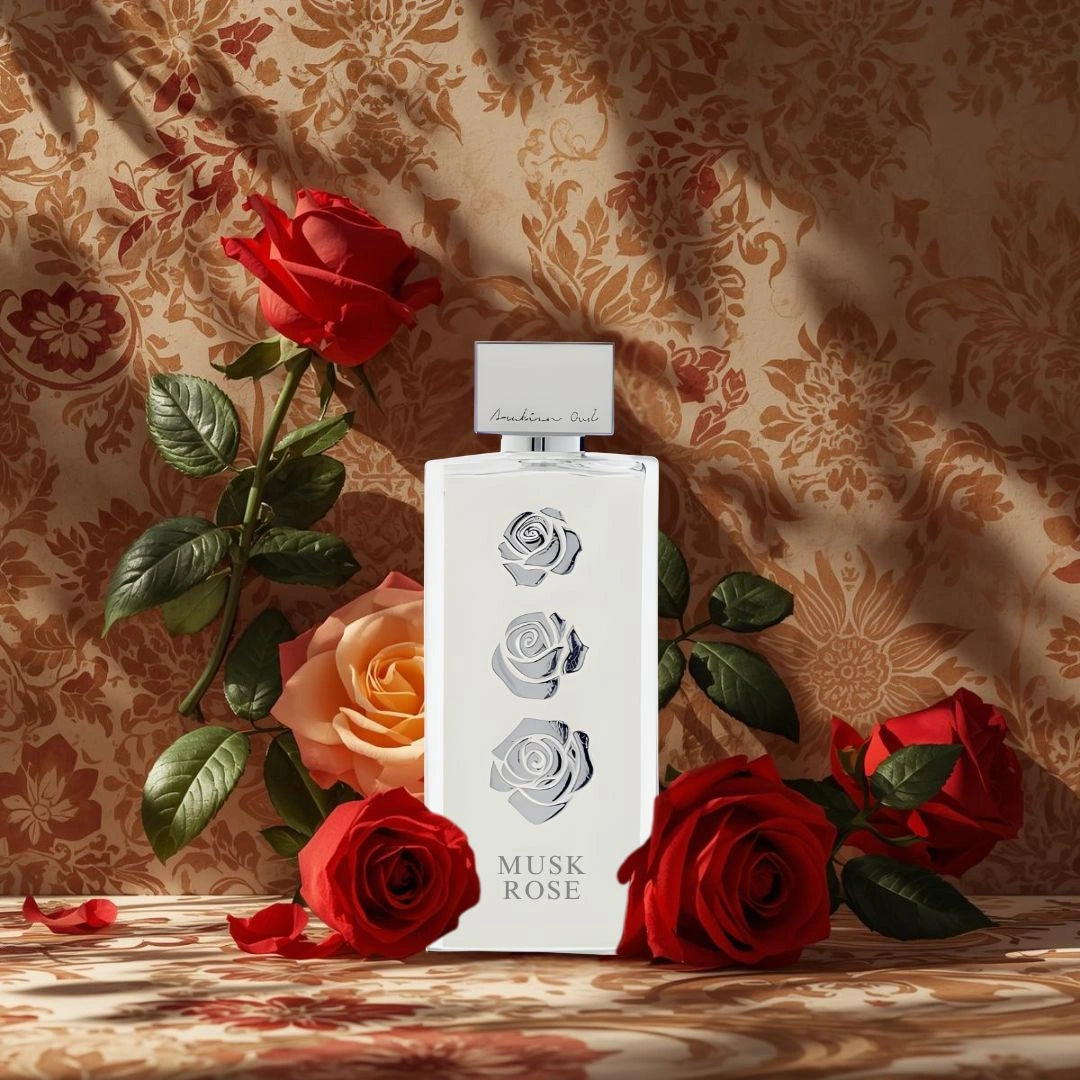 Musk Rose Eau de Parfum Spray 100ml (3.4 oz) by Arabian Oud - Intense Oud