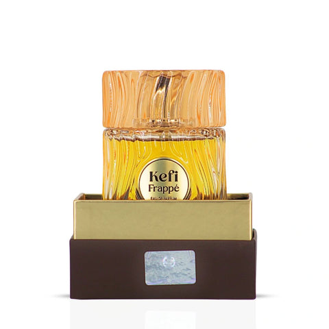Kefi Frappe Eau de Parfum Spray 100ml (3.4 oz) by Elite Risala | Sweet, Roasted & Irresistibly Cozy - Intense Oud