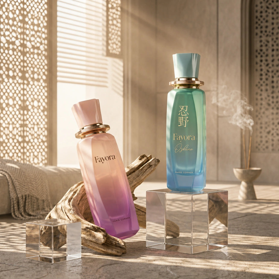 Fayora & Fayora Oshino Eau de Parfum Sprays 100ml (3.4 oz) by Paris Corner (Bundle)