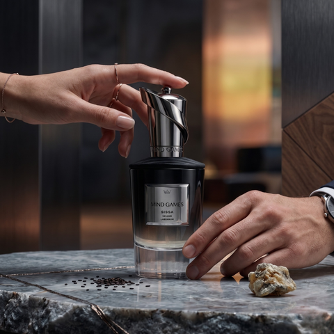 Sissa Extrait de Parfum 100ml by Mind Games, elegant EDP bottle with sleek design and clear fragrance label.