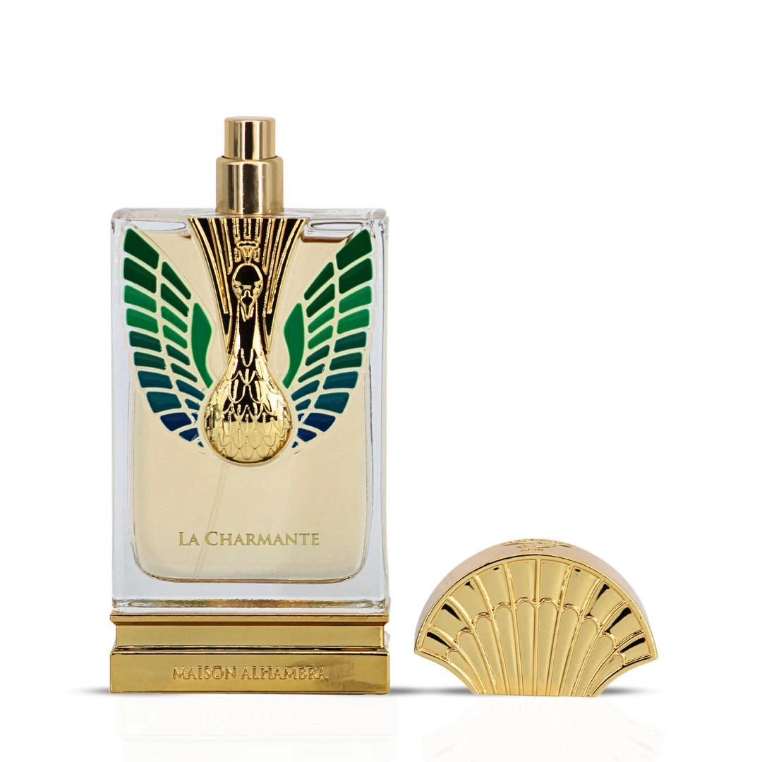La Charmante Eau de Parfum Spray 100ml (3.4 oz) by Maison Alhambra (Velvet Pouch) - Intense Oud