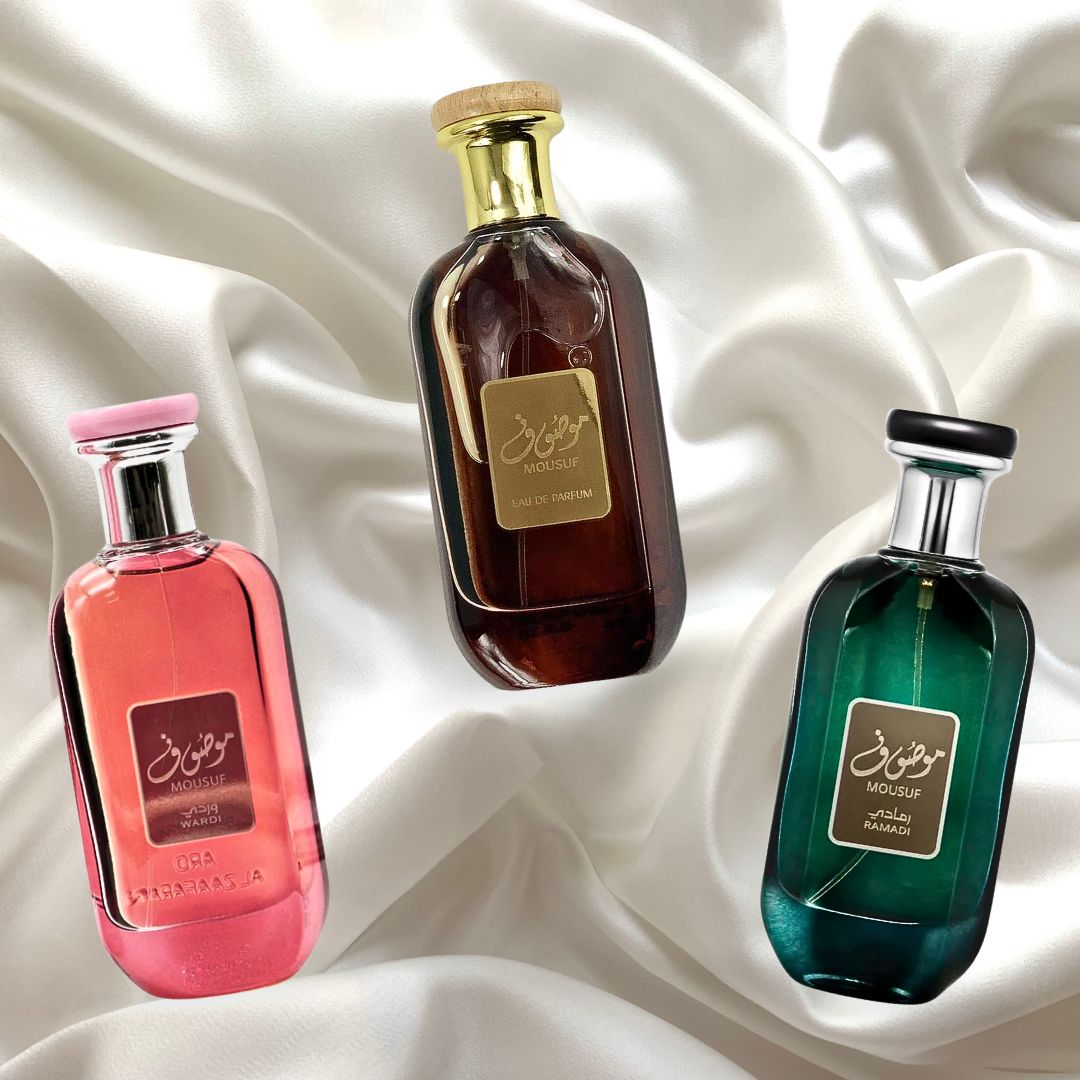 Mousuf, Mousuf Wardi, Mousuf Ramadi - EDP Sprays 100ML (3.4 OZ) By Ard Al Zaafaran | A Harmonious Blend Of Captivating & Elegantly Timeless Scent. (MAJESTIC COLLECTION) - Intense Oud