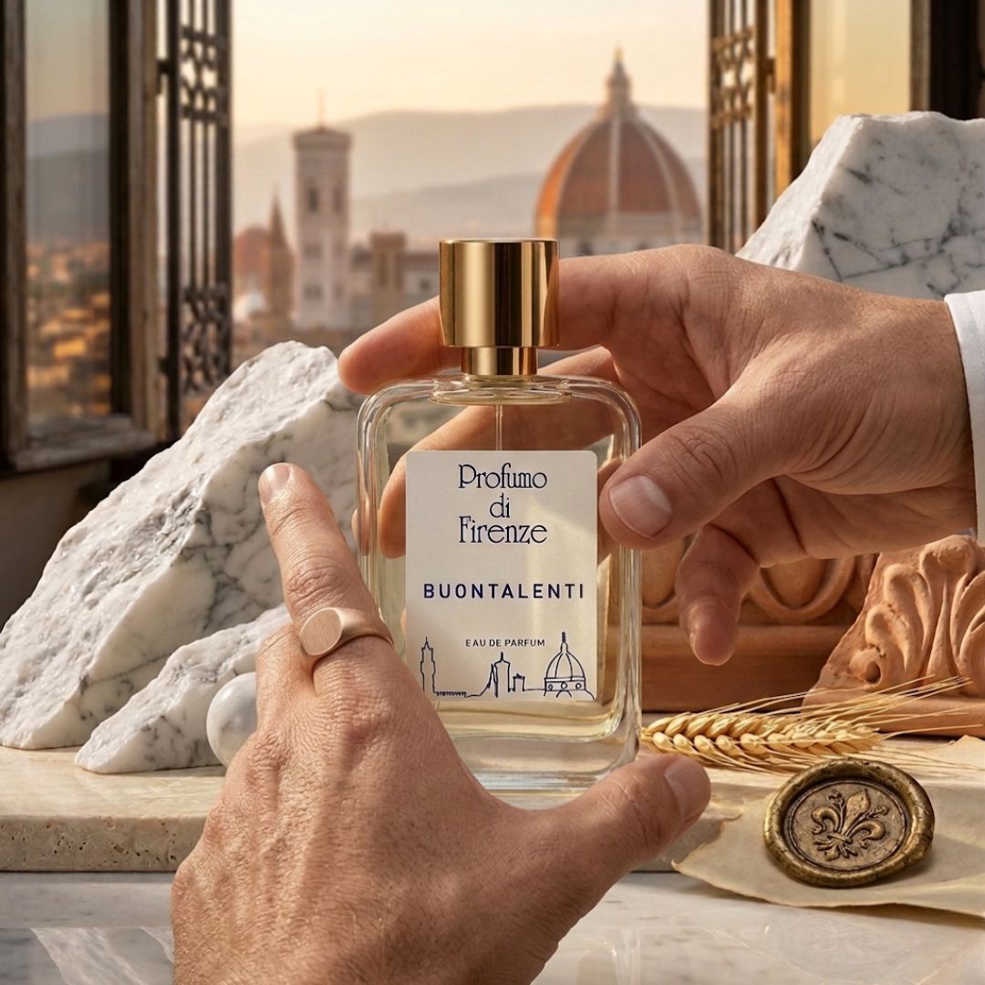 Profumo di Firenze Buontalenti Eau de Parfum Spray 100ml bottle with elegant packaging and floral fragrance design.