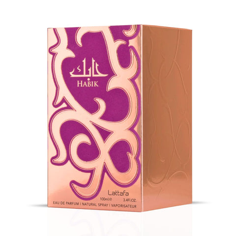 Habik for Women Eau de Parfum Spray 100ml (3.4 oz) by Lattafa | Unapologetically Feminine, Effortlessly Chic - Intense Oud