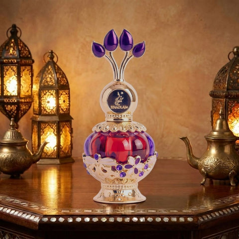 Purple Musk Concentrated Perfume Oil 20ml (0.7 oz) by Khadlaj (Velvet Pouch)