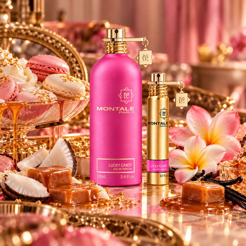 Holiday Gift Set Lucky Candy Eau de Parfum Sprays 100ml (3.4 oz) & 20ml (0.6 oz) by Montale
