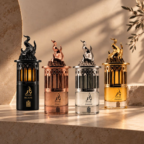 NAAR Blaze, Cozy, Smoke & Ember Eau de Parfum Sprays 100ml (3.4 oz) by Aura by Aura (Collection)