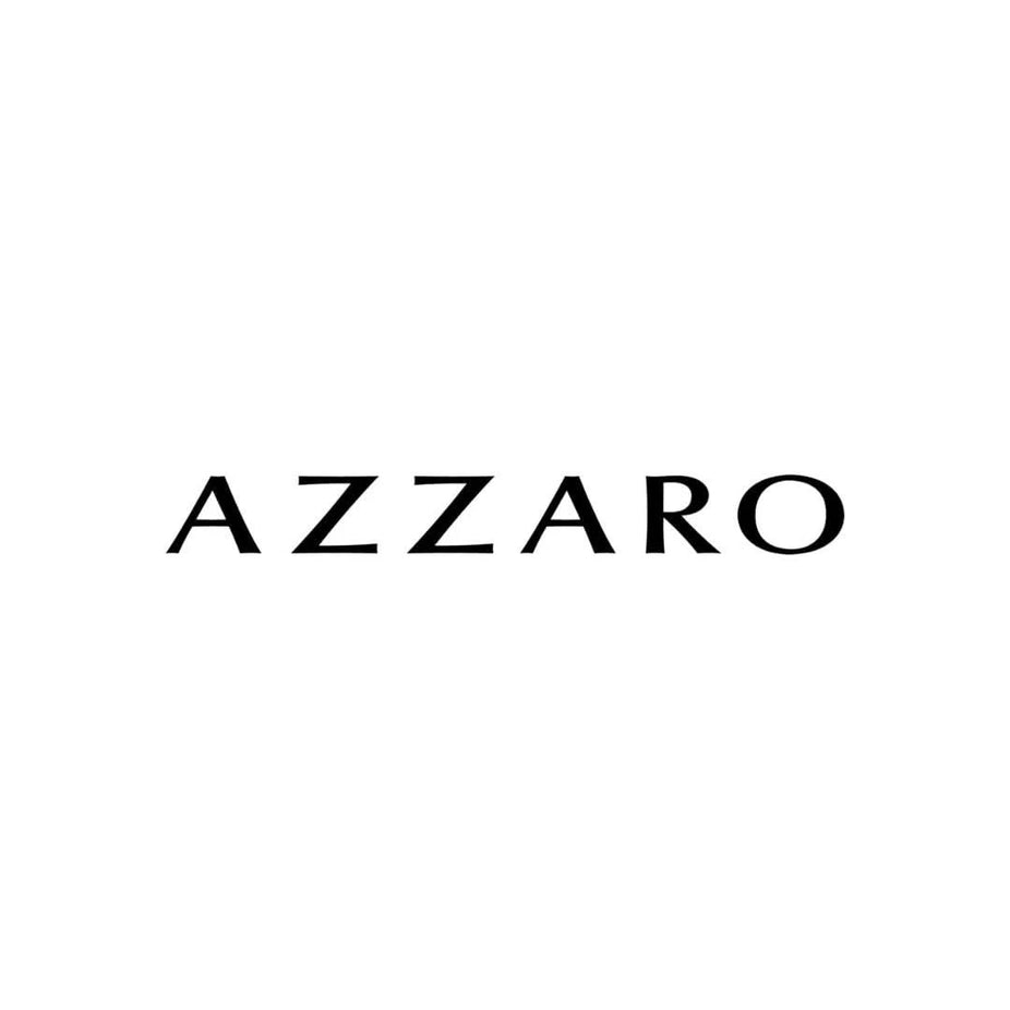 Azzaro Chrome Eau de Toilette spray bottle, 100ml, with sleek chrome finish and minimalist design.