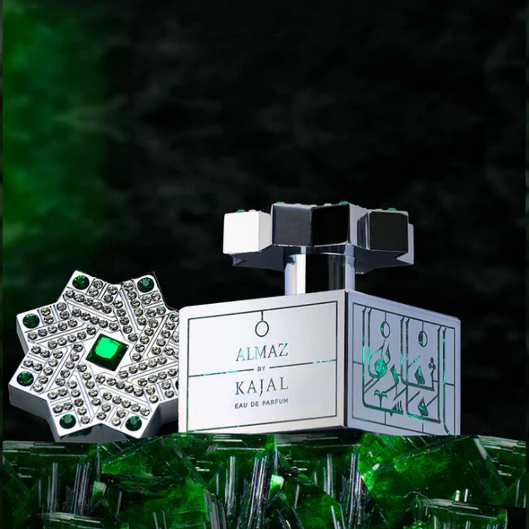 Almaz Eau De Parfum Spray 100ML (3.4 OZ) By Kajal | A Sweet, Fruity-Floral Scent With A Warm, Gourmand Finish. - Intense Oud